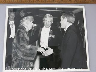 Photo: Historic: Americana: photo of Major Frank(ie) Welch Alex??? at social gathering in WDC ? mid-'60's