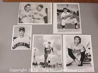 Photo: press credited: Historical; Americana: Baseball: named players including Hoyt Wilhelm and Dick Straws  