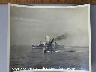 Photos: Unaccredited: Historical: Americana: Nautical theme: Includes US Navy scuttling of cruiser 