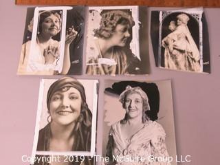 Photo: Paper: Historical: Americana: Entertainment: Study of Anna Young singer in 1920's-30's