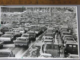 Photo: unaccredited: Historical; Americana: Chicago Sun Time 1978 "Traffic at auto show"