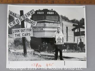 Photo: press credited: Historical: Americana: Trains  AMTRAK