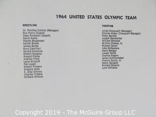 Paper: Historical; Americana: 1964 US Olympic Team pamphlet 