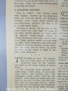 Paper: Historical: 1932 Edition of The Detroit Free Press Newspaper: Science Fiction Early Rockets: {includes large top loader)