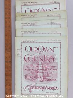 Paper: Historical: 1894 Mag: Our Own Country, 5 issues, pictorial 