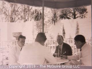 Photo: Historical: Unaccredited: ~20'30's, Naval officer, Social gathering