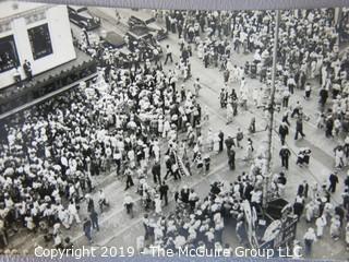 Photo: uncredited: Historical; Americana: various maritime and city views, Brandenburg gate in Berlin during WW-II