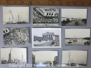 Photo: uncredited: Historical; Americana: various maritime and city views, Brandenburg gate in Berlin during WW-II