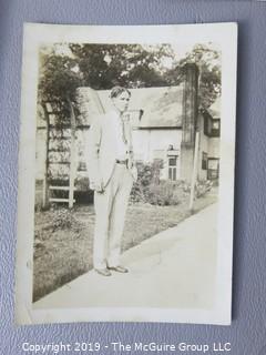 Photos: Historical: unnamed: circa '30's-40's: Shell Oil truck, Firestone sign, non-professional boxing