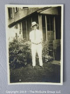 Photos: Historical: unnamed: circa '30's-40's: Shell Oil truck, Firestone sign, non-professional boxing