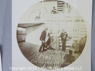 Photos: Historical: Uncredited: European Tour Aboard the "St. Paul"