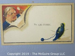 Paper: Vintage: Collectable: various novelty cards