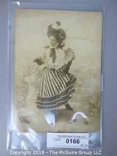 Photo: unaccredited: Historical; Americana:'Gay '90's era woman in frilly dress