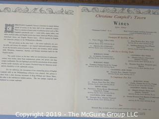 Paper: Historical: Americana: vintage menus 