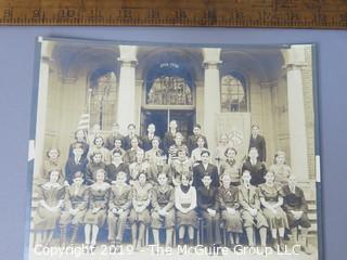 Photo: unaccredited: Historical; Americana:Ridge Street School, Newark, NJ Jan 1963 Class photo with names