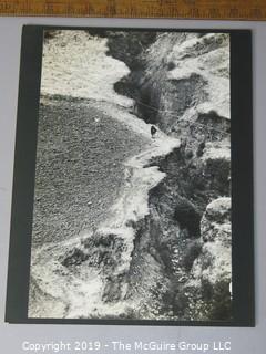 Photo: Large Format B&W, Mounted:: Arthur Rickerby: Historical: Life Mag: Rural Ravine Landscape, Location unknown