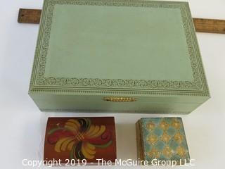 Jewelry: three jewelry boxes