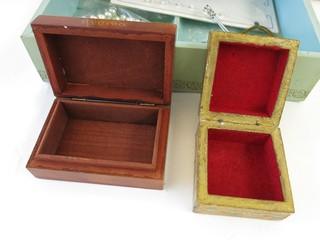 Jewelry: three jewelry boxes