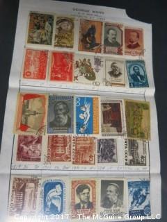 Collection of Postage Stamps 